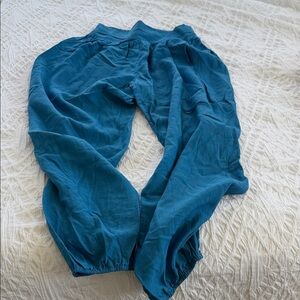 Teal Blue Women's Relaxed Harem Pants